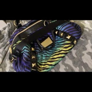 Betsy johnson Zebra stripped handbag-multicolor